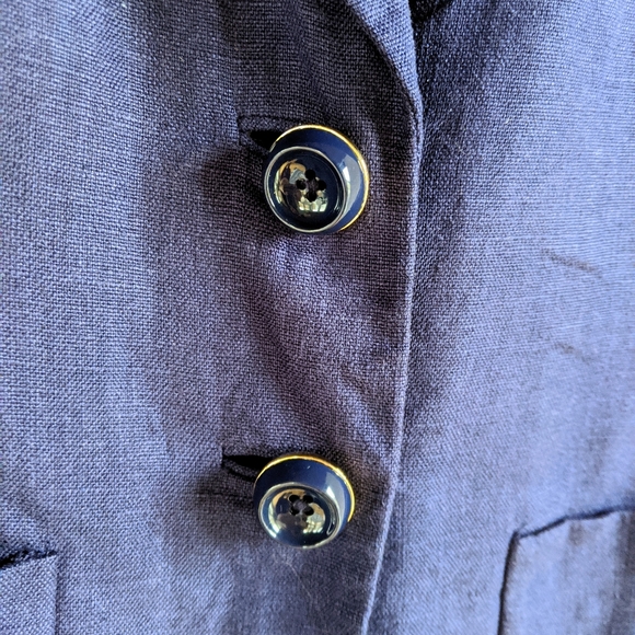 SOLD Kate Spade Alix Navy 3/4 Sleeve Blazer - Picture 8 of 8